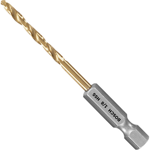 Bosch TI4135IM Impact Tough Drill Bit, High Speed Steel, 1-3/4" Flute, 135° Point