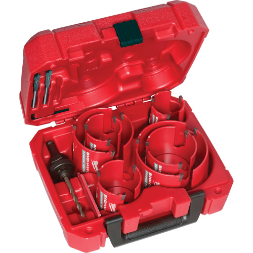 Milwaukee 49-56-9290 Ensemble de scie cloche Big Hawg, 10 morceaux