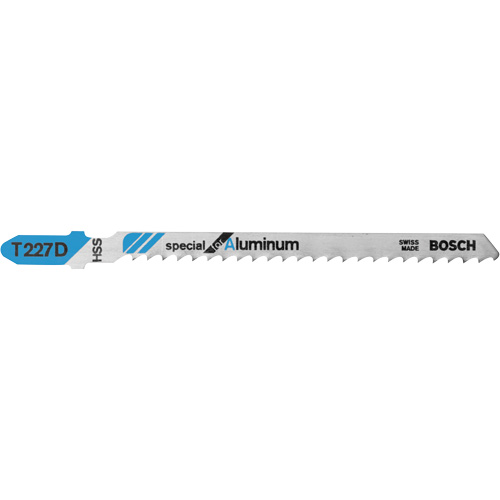 Bosch T227D Lames de scie sauteuse, Acier rapide, Tige en T, 4" lo, 8 dents par pouce