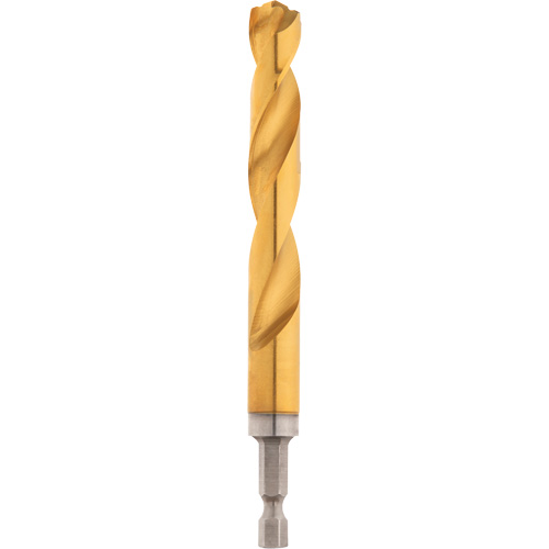 Milwaukee 48-89-4629 Foret Shockwave, 1/2", Titane, Cannelure 3-21/64, Pointe de 135°