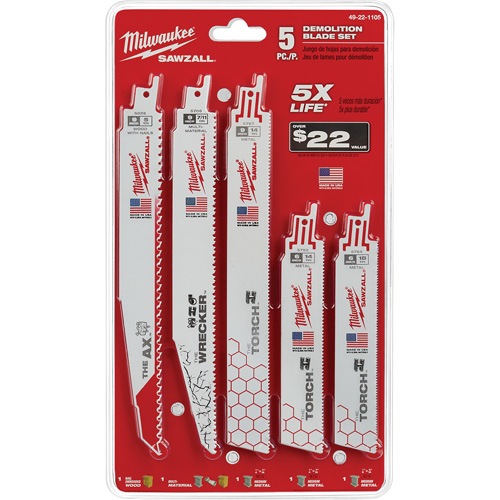 Milwaukee 49-22-3305 Sawzall&reg; Blade Set