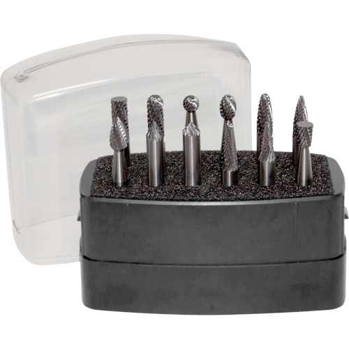 Precision 7466394 Double Cut Rotary Burr Set, 12 Pieces