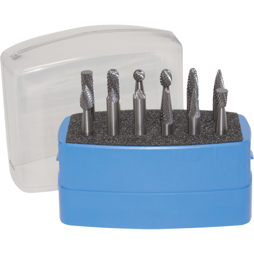 Precision 7466396 Aluminum Cut Rotary Burr Set, 8 Pieces