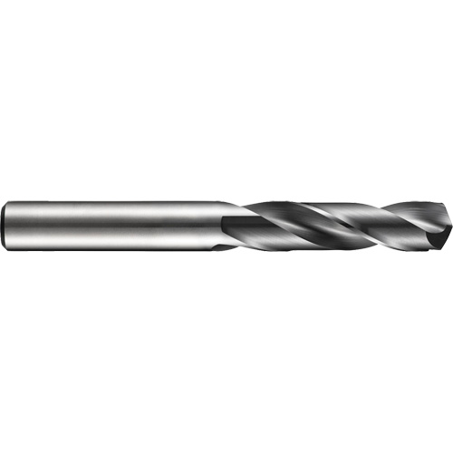 Dormer 5980479 Force-X Short Drill Bit, 1/4", Carbide, 34 mm Flute, 140° Point