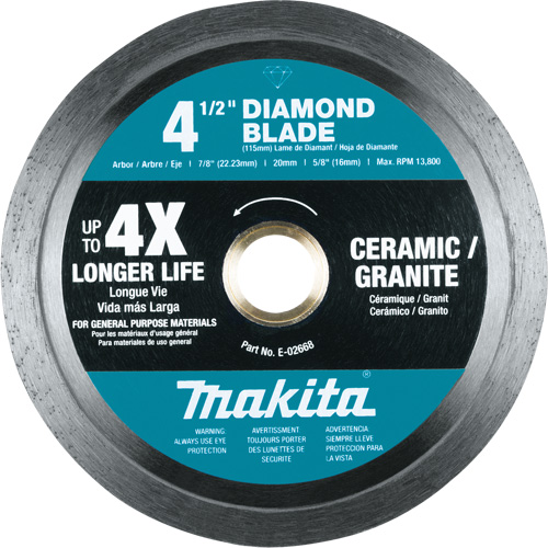 Makita E-02668 Continuous Rim Diamond Blade