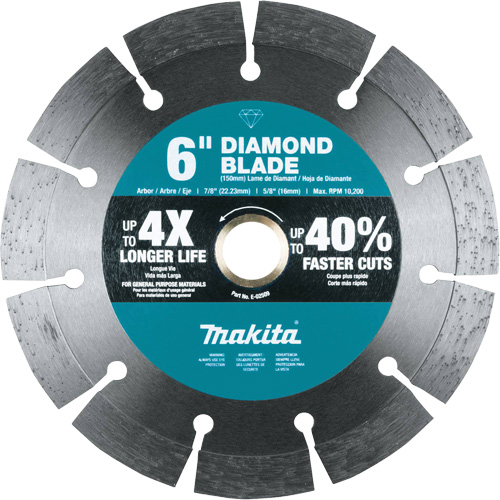 Makita E-02509 Lame diamant &agrave; bordure segment&eacute;e