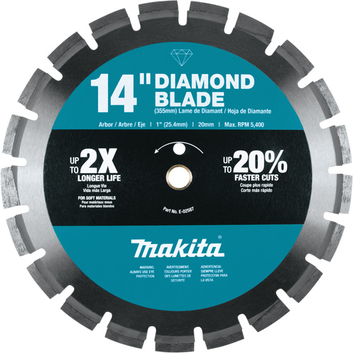 Makita E-02587 Lame diamant &agrave; bordure segment&eacute;e