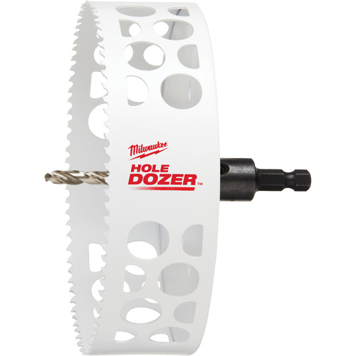 Milwaukee 49-56-9698CAN Hole Dozer Hole Saw, 6", 1-5/8" Depth of Cut, Bi-Metal
