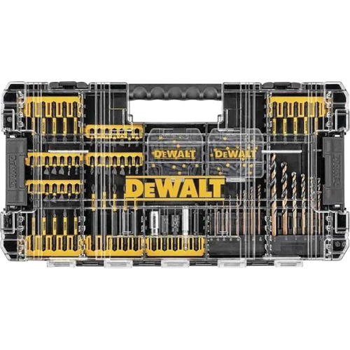 Dewalt DWANGFT100SETC Jeu de 100 embouts et mèches de visseuse