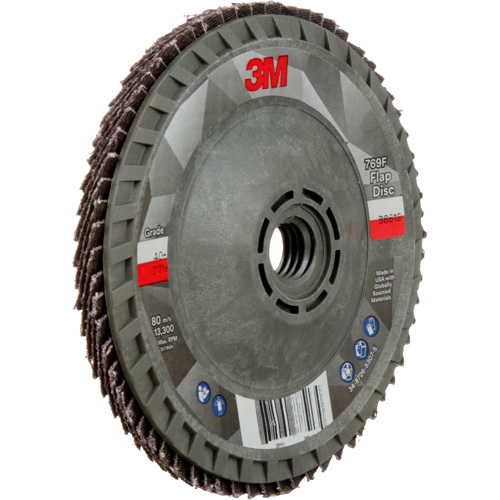 3M AB05937 769F Quick Change Flap Disc, 4-1/2" x 5/8"-11, Type 29, 40+ Grit, Ceramic