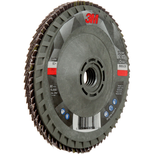 3M AM05938 769F Quick Change Flap Disc, 4-1/2" x 5/8"-11, Type 29, 60+ Grit, Ceramic