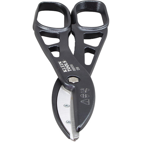 Klein Tools 89556 Cisaille de ferblantier, Longueur de coupe de 3-1/2", Coupe Droit