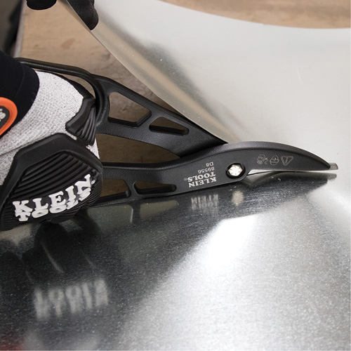 Klein Tools 89556 Cisaille de ferblantier, Longueur de coupe de 3-1/2", Coupe Droit
