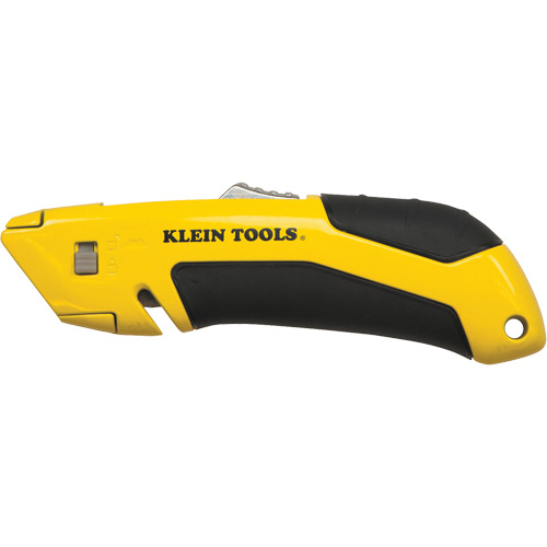 Klein Tools 44136 Self-Retracting Utility Knife, Steel, Cushion Handle