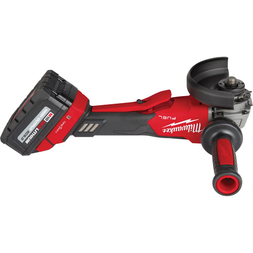 Milwaukee 2882-22 M18 Fuel No-Lock Braking Grinder with One-Key Paddle Switch Kit, 4-1/2" or 5" Wheel, 18 V