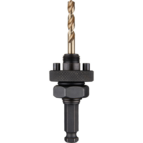 Milwaukee 49-56-7115 Scie-cloche grand filet avec tr&eacute;pan pilote au cobalt Hole Dozer, 1-1/4" et plus, 1/4" Tige