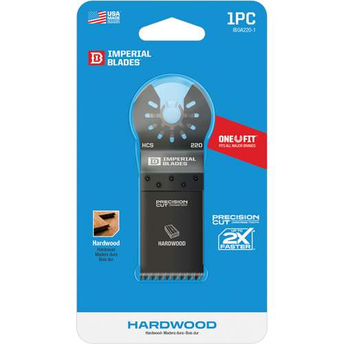 Imperial Blades IBOA220-1 One Fit Japanese Tooth Hardwood Blade
