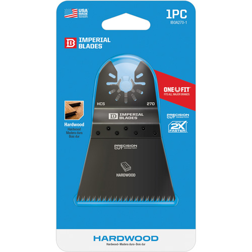 Imperial Blades IBOA270-1 One Fit Japanese Tooth Hardwood Blade