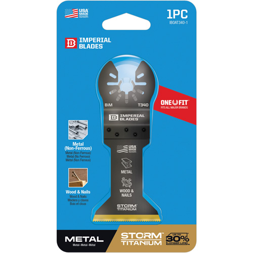 Imperial Blades IBOAT340-1 One Fit Storm Titanium Metal Blade