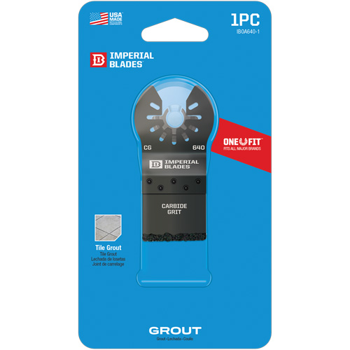 Imperial Blades IBOA640-1 One Fit Carbide Grit Plunge Blade