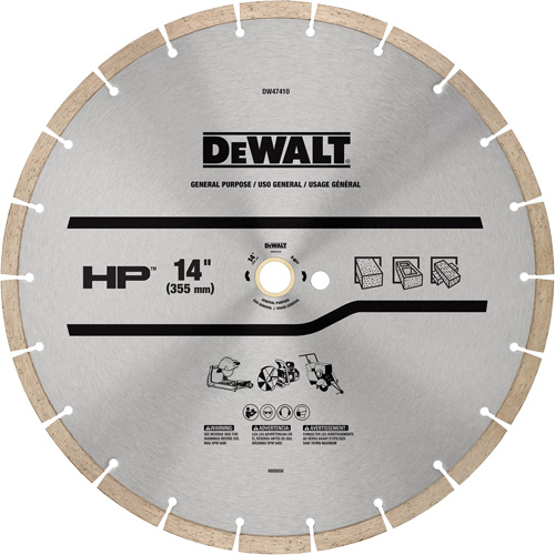 DEWALT DW47410 HP General Purpose Segmented Diamond Blade