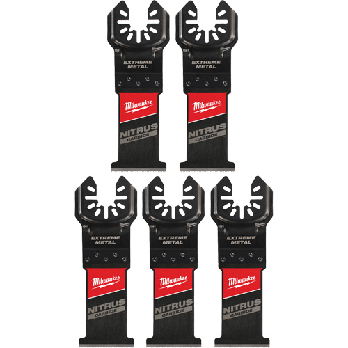 Milwaukee 49-25-1565 Nitrus Carbide Extreme Metal Universal Fit Open-Lok Oscillating Multi-Tool Blades