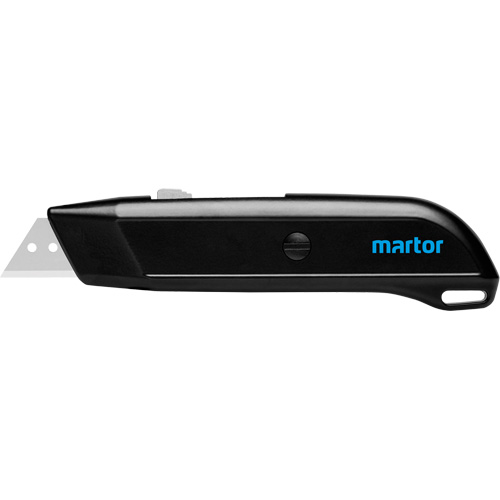 Martor 8152.02 Couteau r&eacute;tractable Secunorm Multisafe, 22 mm, Robuste, Prise en M&eacute;tal