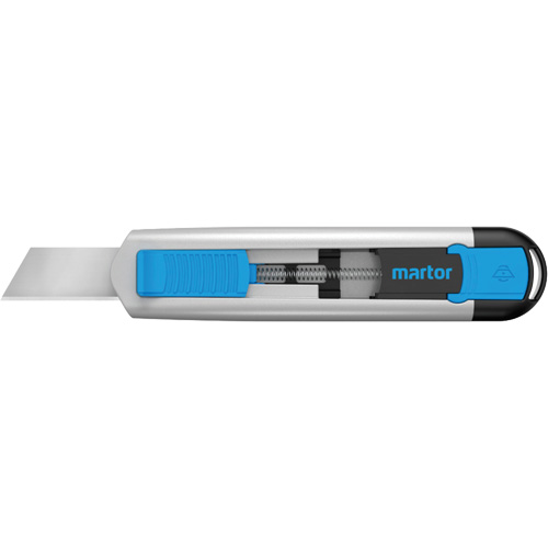 Martor 54001410.02 SECUNORM 540 Retractable Knife with Styropor Blade No. 17940, 36 mm, Stainless Steel, Heavy-Duty, Aluminum Handle