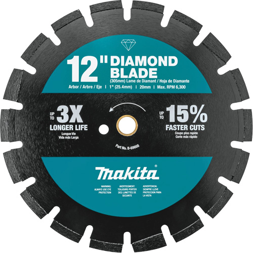 Makita B-69668 Lame de scie en diamant segment&eacute;e pour usage double