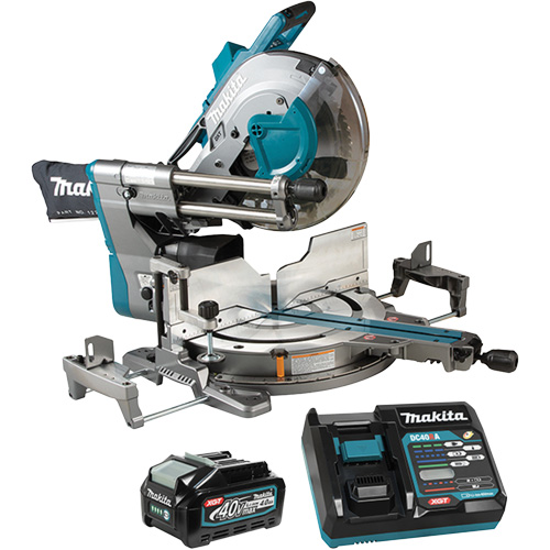 Makita LS003GM102 Max XGT Brushless Dual Compound Mitre Saw with AWS Kit