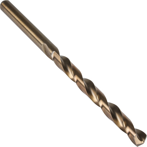 PRECISION Taper Length Drill Bit, 5/8", High Speed Cobalt, 47/8" Flute, 135° Point TDG048