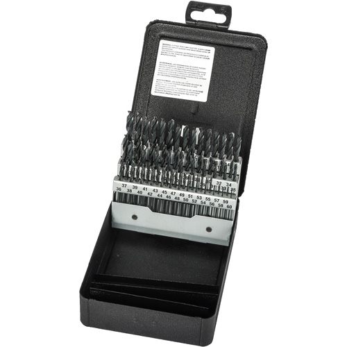 Precision 5995677 Stub Length Drill Bit Set, 60 Pieces, High Speed Steel