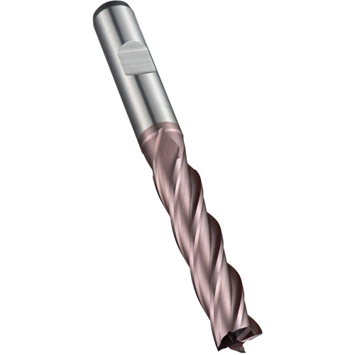 Dormer 5983867 Fraise &agrave; embout droit, 5 mm dia., 68 mm lo, 4 cannelures, 6 mm tige, Acier rapide au cobalt