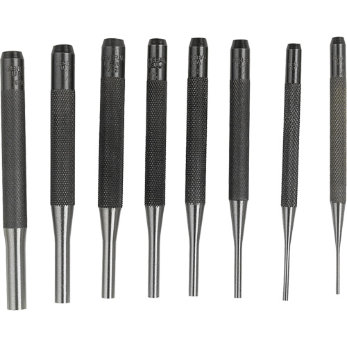General Tools SPC75 Drive Pin Punches, 8 Pieces