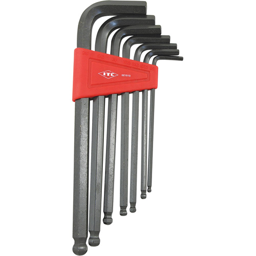 JET 021513 Ball Nose Hex Key Set, 7 Pcs., Imperial