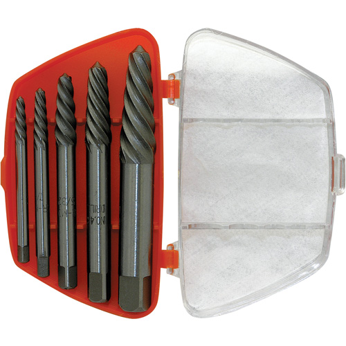 JET 024205 ISE-5 5-Piece Spiral Extractor Set, Chrome Molybdenum