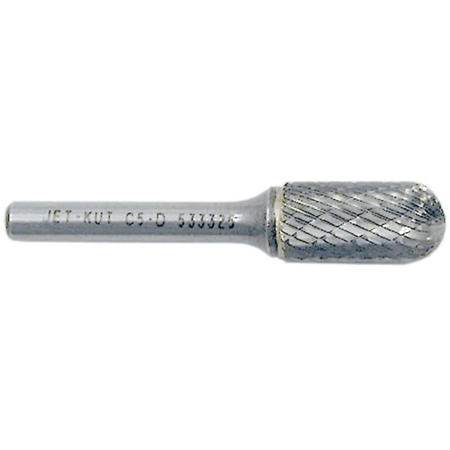 JET 533323 JET-KUT Round Nose Shape Burr, 3/8" Dia., 3/4" Depth of Cut