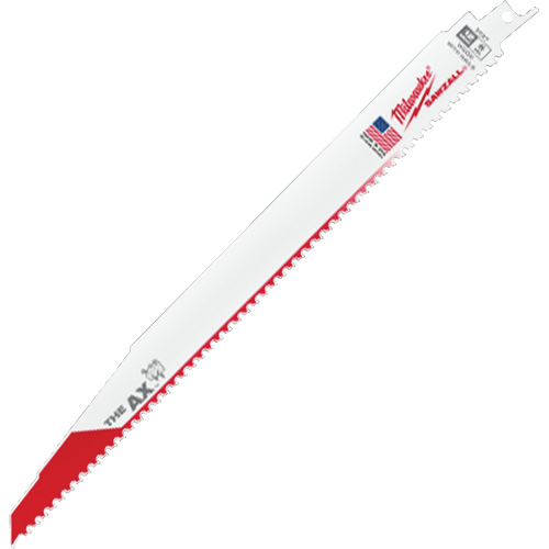 Milwaukee 48-00-8027 Lame de scie alternative Ax Sawzall, Bim&eacute;tal, 5 Dents par pouce, 12" lo x 1" la