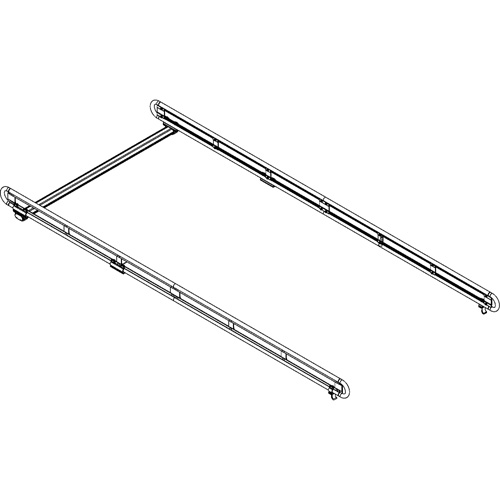 WEATHER GUARD Ladder Rack ATR Accessories Side Rails TEP123 (1211) Shop Truck Ladder/Stock