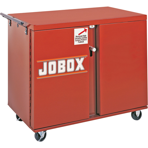 Jobox By Crescent 675990 &eacute;tabli roulant, 43-7/8" la x 38-1/2" h x 26-7/8" p, Capacit&eacute; de 21,7 pi³