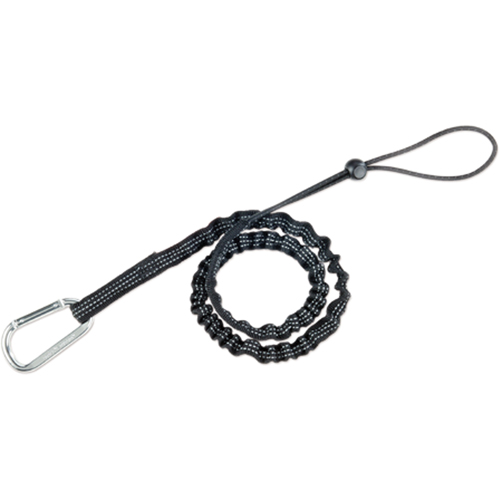 SQUIDS 3100 TOOL LANYARDBLACK Ergodyne Squids 3110 Tool Lanyard with Dual Carabiners