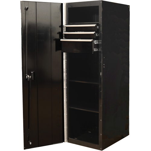 Extreme Tools RX192503SLBK Armoire lat&eacute;rale s&eacute;rie RX, 3 tiroirs, 19" la x 25" p x 61" h, Noir