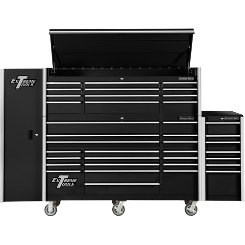 Extreme Tools RX192503SLBK Armoire lat&eacute;rale s&eacute;rie RX, 3 tiroirs, 19" la x 25" p x 61" h, Noir