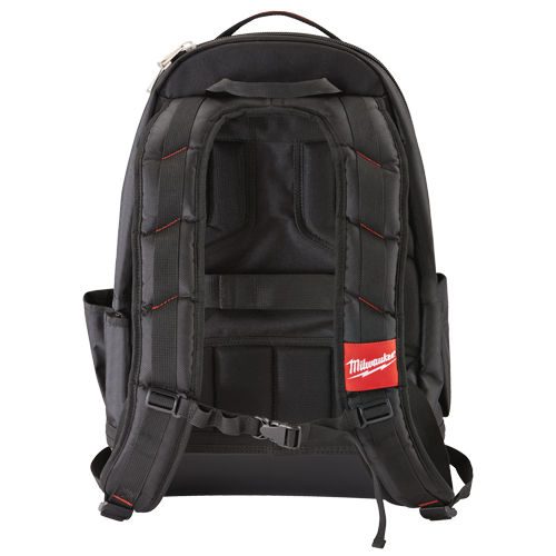 Milwaukee 48-22-8200 Jobsite Backpack, 20" L x 16" W, Black, Ballistic
