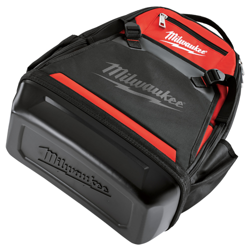 Milwaukee 48-22-8200 Jobsite Backpack, 20" L x 16" W, Black, Ballistic
