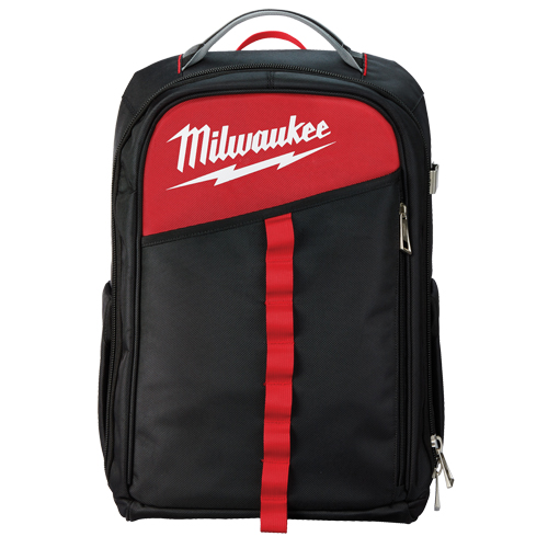 Milwaukee 48-22-8202 Low-Profile Backpack, 10" L x 12" W, Black, Ballistic