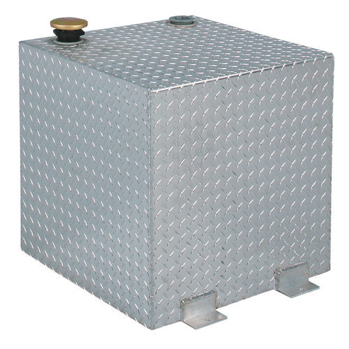 Jobox By Crescent 439000 Aluminum Fuel Transfer, Aluminum, 50 gal. Capacity, Silver