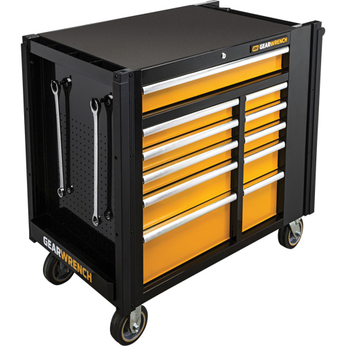 GEARWRENCH Powered Tool Cart, 11 Drawers, 421/2" W x 247/16" D x 41