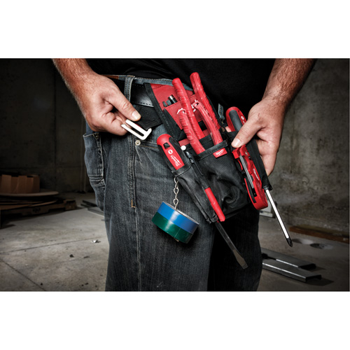 Milwaukee 48-22-8118 Compact Utility Pouch, Multiple Tool Holder, Nylon, 7 Pockets