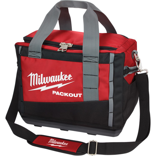 Milwaukee 48-22-8321 Sacs &agrave; outils Packout, Nylon balistique, 2 pochettes, Noir/Rouge